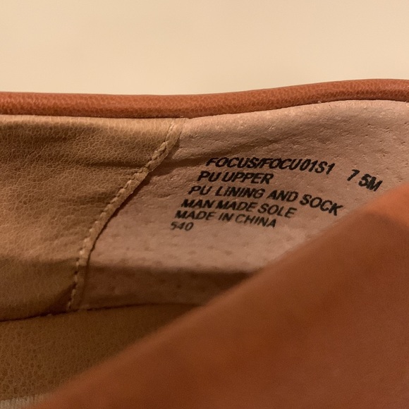 Steve Madden Focus Flat Brown Pointed Toe Size 7.5M - Picture 5 of 7